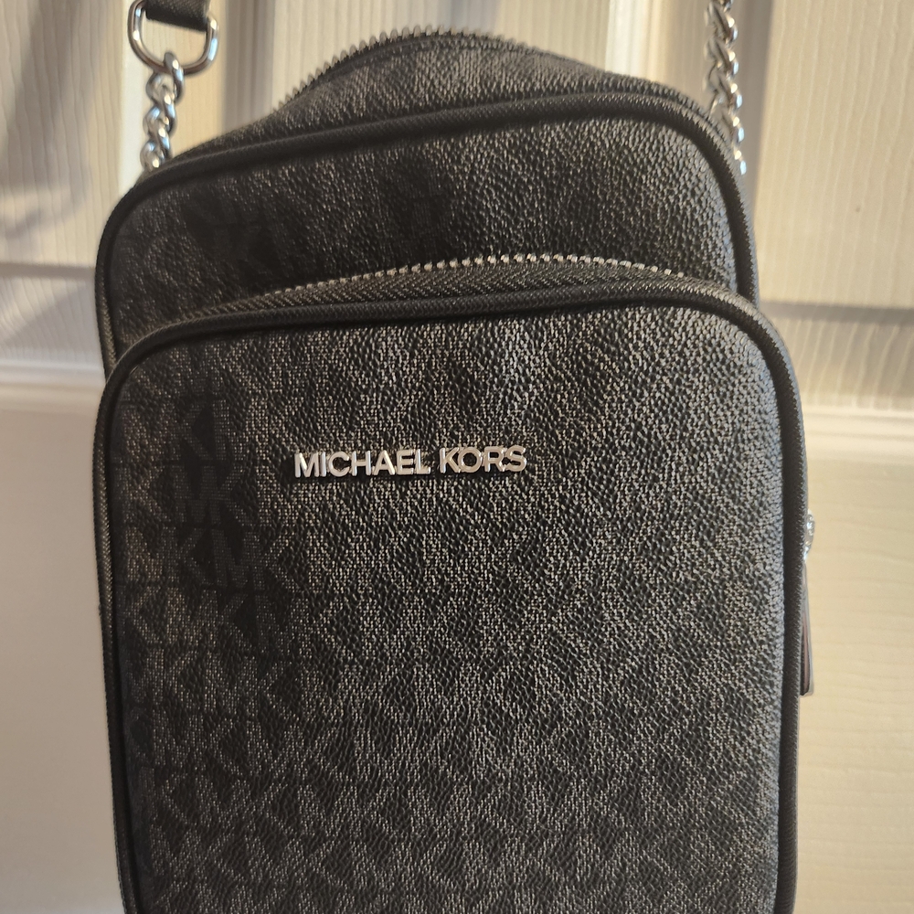Michael Kors Black Signature Crossbody Bag